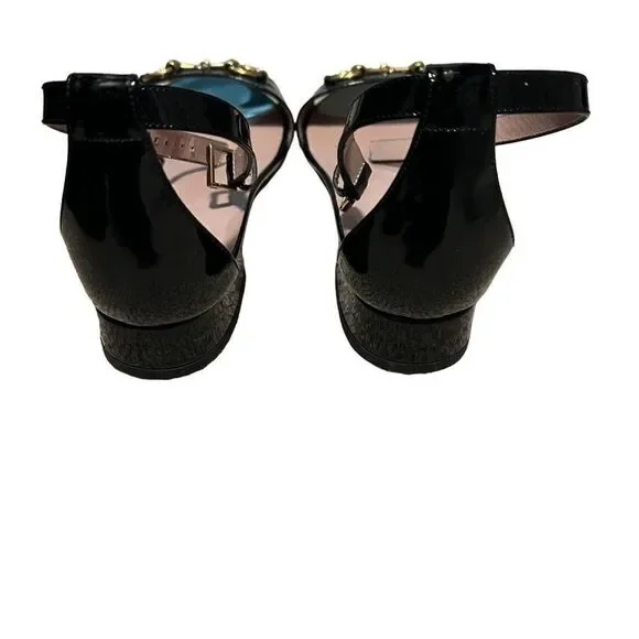 Gucci Leather Horsebit Low Heel Sandals - Picture 3 of 9